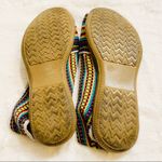 Rainbow Espadrille Open Back Flat Slip Ons Size 7 Women’s Boho Flats Shoes Photo 6