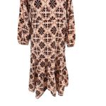 Mille Resort Astrid Dress Sayulita Print Geometric Mosaic Cotton Pink Size‎ XS Photo 13