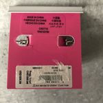 Kate Spade  Silver Glitter Sparkle Chunky Hoop Earrings NEW Photo 3