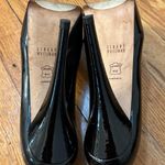 Stuart Weitzman Black Patent Leather Platform Peep Toe Pumps Size 7M Photo 9