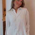 Levi's 😍😍 Cutest Levi’s White / Blue Striped Button Down Long Sleeve Shirt Photo 1