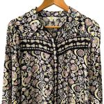 Boden Floral Western Mini Shirt Dress 10R Black Size undefined Photo 2