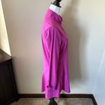 Greyson Women's Grey Hera Golf Athletic Tenniscore Dress Pink Large Long Sleeve Photo 2