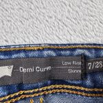Levi's  Demi Curve Low Rise Skinny Jeans Blue Women's Size 28 X 32 Photo 6