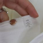 Free People  Crop Jersey Halter Top White Size S Photo 3