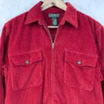 Ralph Lauren  LRL Corduroy Zip Up Shirt Small Shacket Fall Preppy Heritage Luxury Photo 1