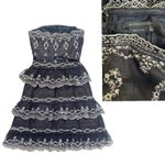 BCBGMAXAZRIA Y2K VTG. DARK ROMANTIC WHIMSYGOTH FAIRY DRESS CORSET‎ BUNDLE SZ. 0 X SMALL Photo 4