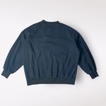 Pink Savior Teddy Bear Color Block Crewneck Womens Size Medium Black White Photo 6