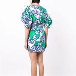 Rhode Pia Poplin Mini Floral Dress in Green / Blue Print | S Size M Photo 1