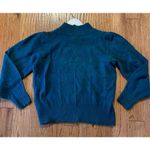 Fat Face UK Lara pointelle wool blend jumper sweater 14 Blue Photo 9