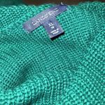 Lands' End  Cowl‎ Neck Tunic Knit Sweater Size. XL (18) Green Photo 2