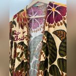Farm Rio EUC  Brazil Tropical Linen Blend Kimono Duster Cardigan size small/large Photo 3