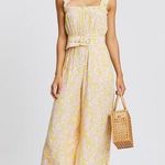 Faithfull the Brand Dolores Ida Floral Print Wide Leg Cropped Jumpsuit Size S Photo 0