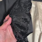 Forever 21 NWT  Black Blazer | Sequin Lapel Black Blazer Photo 7
