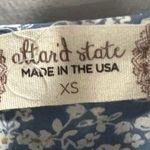 Altar'd State Altar’d State denim blue and white ditsy floral mini babydoll dress size XS Photo 4