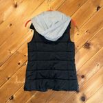 Arizona Jeans  company black puffer vest with gray hoodie layer Photo 3
