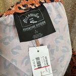 Billabong Adventure Division Orange Black Cheetah Print Active Shorts Large NWT Photo 2