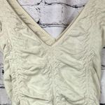 Free People  Intimately Ruched Bodysuit - Cream - size M/L Photo 13