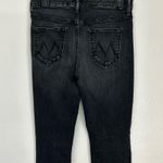 MOTHER High Waist Looker Jean Black Hawk Wash Size 29 Photo 4