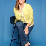 Talbots  FLARE LEG PINTUCK JEANS SIZE 10 Photo 2