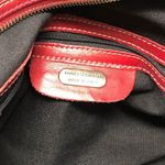 FRANCESCO BIASIA red leather motorcycle bag, made in Italy Photo 7