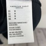 American Eagle  Crochet Black solid Dress v neck size Medium Photo 10