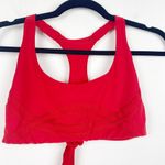 Everything But Water EBW  Scoop Front‎ Racerback Red Bikini Hipster 2-Piece S/M Photo 4