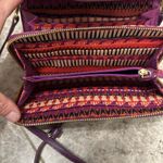 Vera Bradley Faux Leather Wallet Crossbody Purple Photo 11