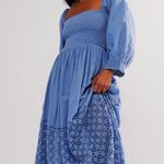 Free People Perfect Storm Blue Dress M Photo 3
