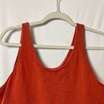 Nike  Yoga Rust Cotton Crop Cinch Tank Top Size Large Photo 3