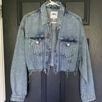 ZARA Cropped Denim Jacket Photo 0