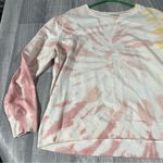 Jane and Delancey Pink, Peach, White Tie-Dye Long Sleeve Shirt; XL Women’s Photo 1