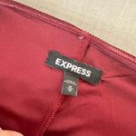 EXPRESS burgundy tiny ribbed velvet mini slip dress size medium Photo 6