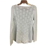 Preswick & Moore Presswick & Moore crocheted sweater Sz M Lt blue/Silver NWT Photo 1