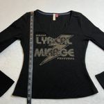 Pilcro Anthropologie V-Neck Music Lyrical Mirage Festival Top Size X-Small Photo 10