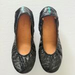 Tieks  Obsidian Croc Patent Foldable Cushioned Travel Shoe Workcore Ballet Flat 8 Photo 1