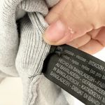 ZARA  Women Tight Knit Mini Dress Sort Sleeve Gray Winter Fall Size Small Photo 3