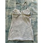 Lululemon  Alpine White Ice Grey Battleship Power Pose Tank Size 6 Photo 1