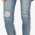 One Teaspoon Rocky Freebird Cropped Skinny Distressed Jeans Size 29 Photo 0