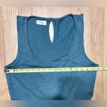 Maurice's  Charcoal Ribbed Keyhole jumper women Small(oversized) Photo 2