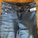 EXPRESS  Womens 90s Ankle Boot Mid Rise Distressed Cropped Jeans‎ Size 4S Photo 3