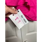 NEW Day and Moon Hot Pink Bow Top Womens Size Medium 100% Cotton Photo 2