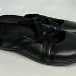 Vionic Claire black leather mules slip on shoes women’s size 9 business casual Photo 0