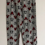Disney Gray Pajama Bottoms with Red and Black Mickey Design size XL Photo 0