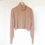 Reformation  Luisa Cropper Cashmere Sweater (Camel) Photo 1