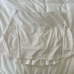 lucky in love  White Pleated Tennis Skirt  Photo 0