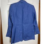 VINTAGE L L Bean Size 4 Light Blue 3 Button LINEN Blazer with Pockets Photo 1