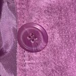Relativity Purple 100% Leather Suede Jacket M Machine Washable Photo 8