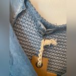 POL  Blue Babydoll Tiered Crop Top Photo 2