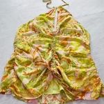 Free People Kyle Printed Top in Citrus Size Large NWOT $98 Photo 0